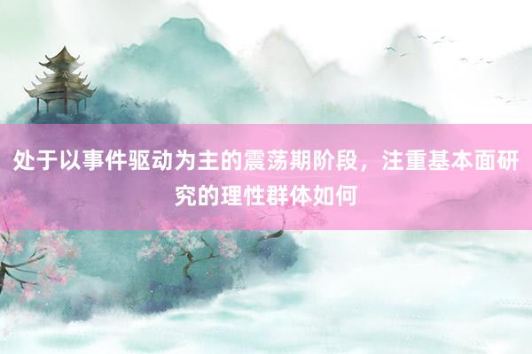 处于以事件驱动为主的震荡期阶段，注重基本面研究的理性群体如何