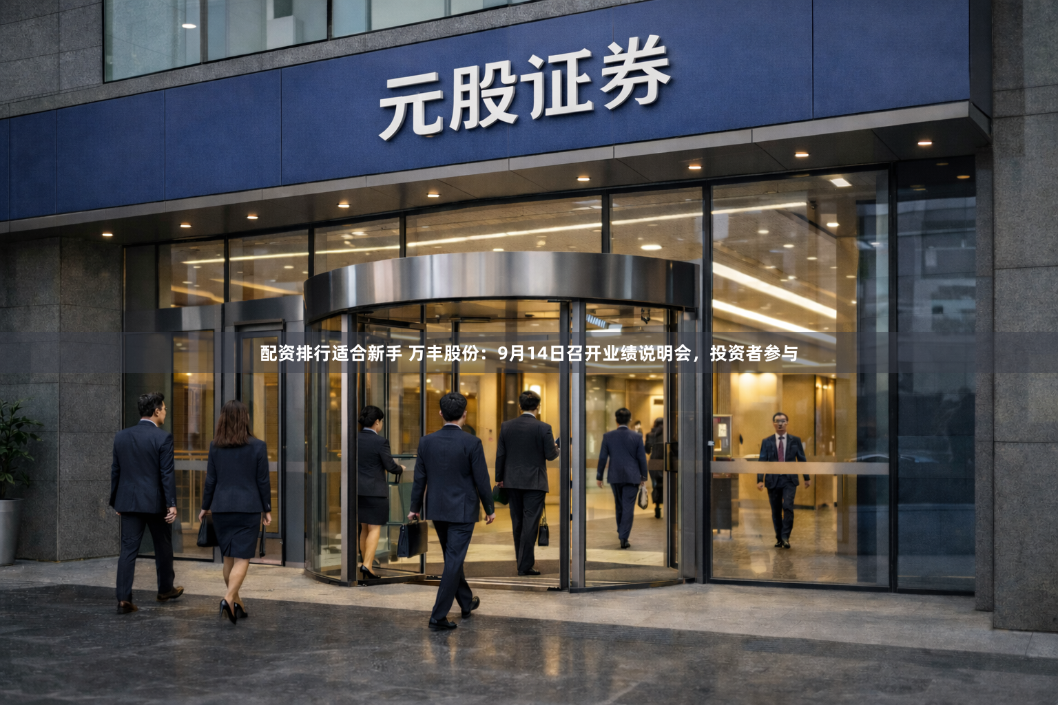 配资排行适合新手 万丰股份：9月14日召开业绩说明会，投资者参与
